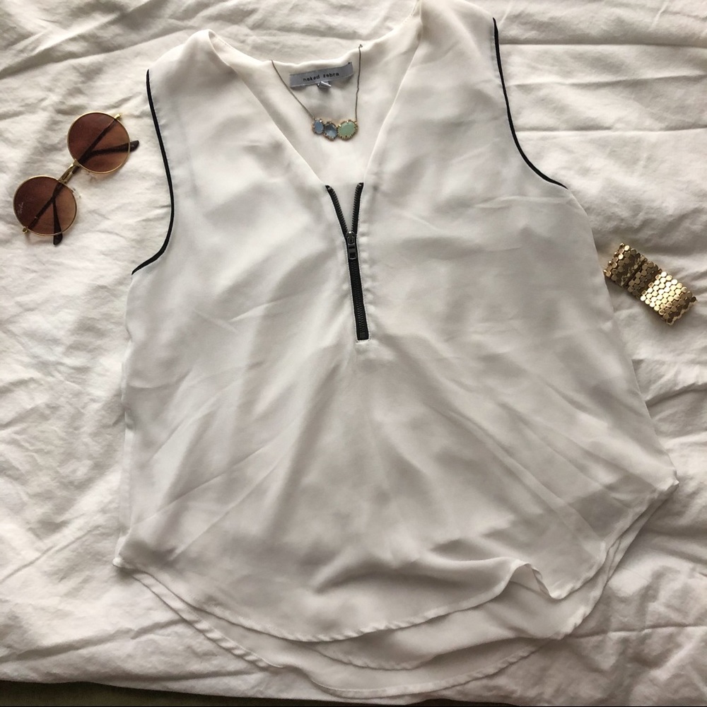 DRESSY NAKED ZEBRA BLOUSE